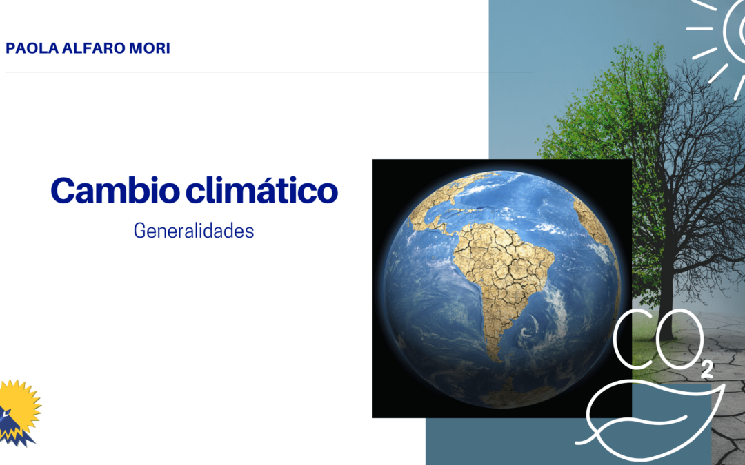 Presentación principal del evento «Cambio Climático, su impacto en la economía y retos para la región andina»