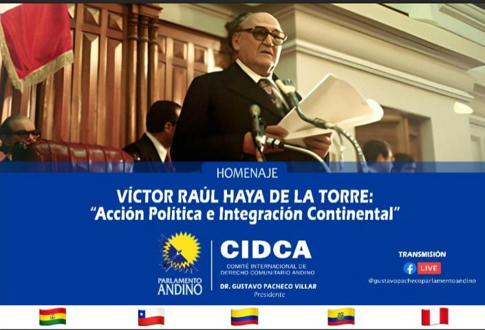 Realizarán evento en homenaje al líder aprista Víctor Raúl Haya de la Torre