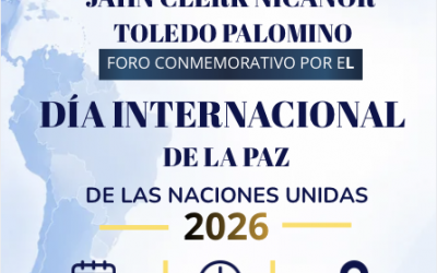 Parlamento Andino promoverá diálogo y cooperación en foro por el Día Internacional de la Paz