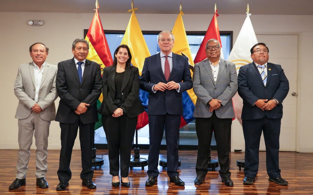 Parlamento Andino y Comunidad Andina articulan agenda conjunta sobre seguridad, comercio y desafíos regionales